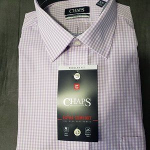 Chaps Mens Dress Shirt (Large 16-16 1/2 32-33)